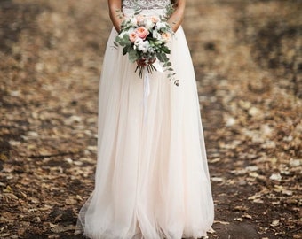 Hochzeit Tüllrock, Brautrock trennt, benutzerdefinierte Hochzeit Rock, lange Tüllröcke, Tüllrock Erwachsene, langer Tüllrock Frauen, Maxi Tutu Frauen