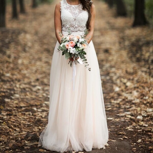 Jupe en tulle de mariage, jupe de mariée séparée, jupe de mariage personnalisée, jupes longues en tulle, jupe en tulle adulte, jupe longue en tulle femme, maxi tutu femme