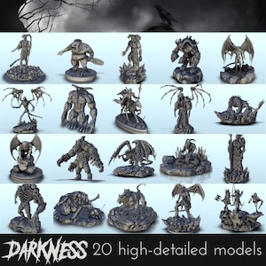 Chaos Miniature Pack - Impresión 3D STL