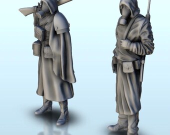 Set of two explorers 11 (+ supported versions) - STL 3D Printing Modern Warfare Contemporary Armies Bolt Flames