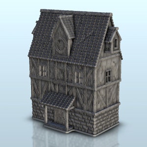Tavern 25 - STL 3D Printing scenery terrain architecture Bolt Action Flames of War