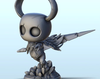 Hollow Knight with sword 4 | STL Impression Modèle 3D Zombie SciFi SF Future Apocalypse sla