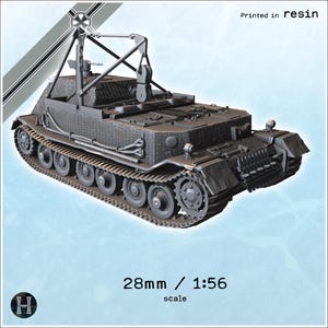 Bergetiger (P) - Resin-printed 28mm WW2 Axis & Allies 39 -45 1939 1945 Combat Command