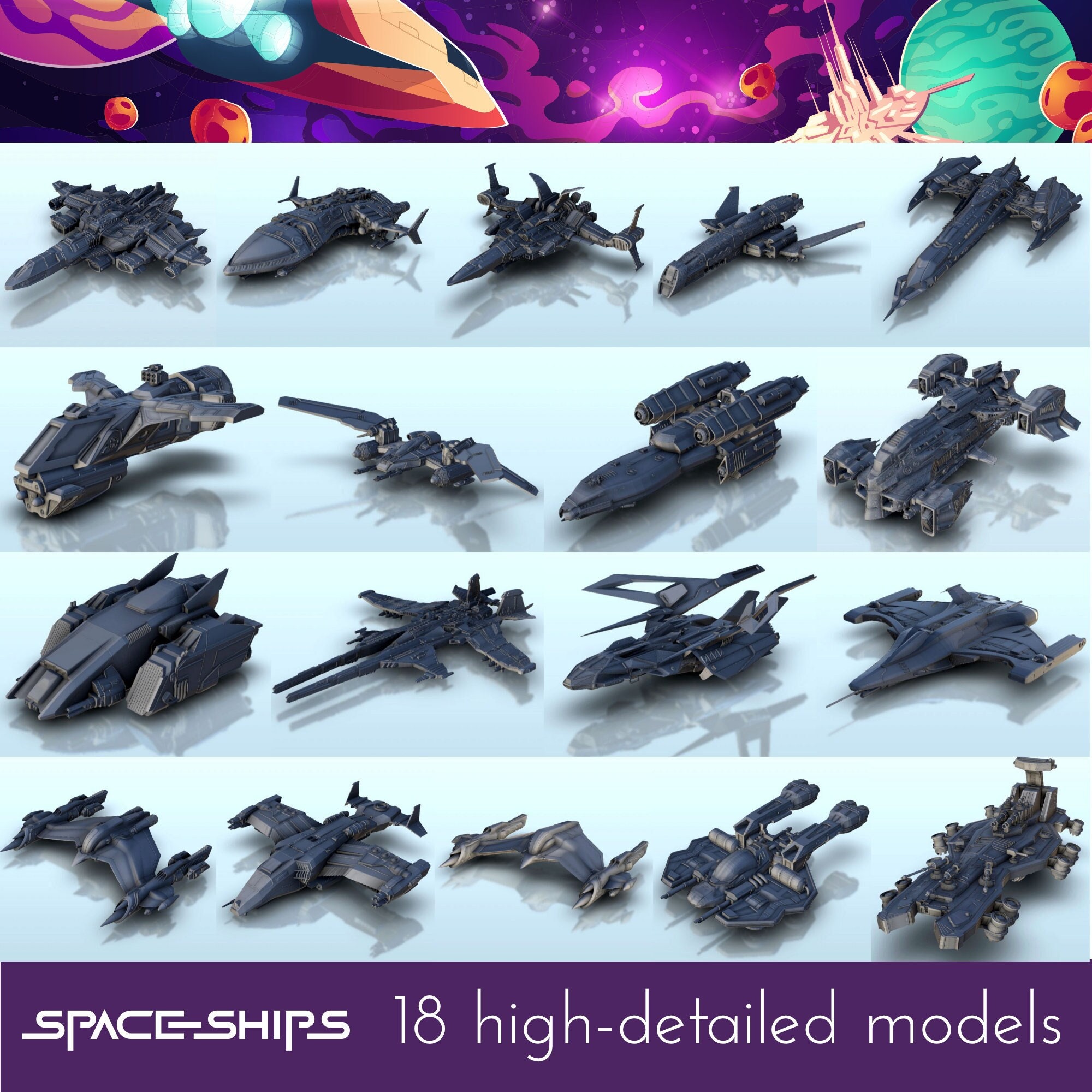 3d Print Spaceships -