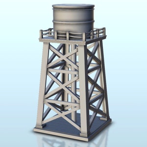 Wild West water tower - STL 3D Printing