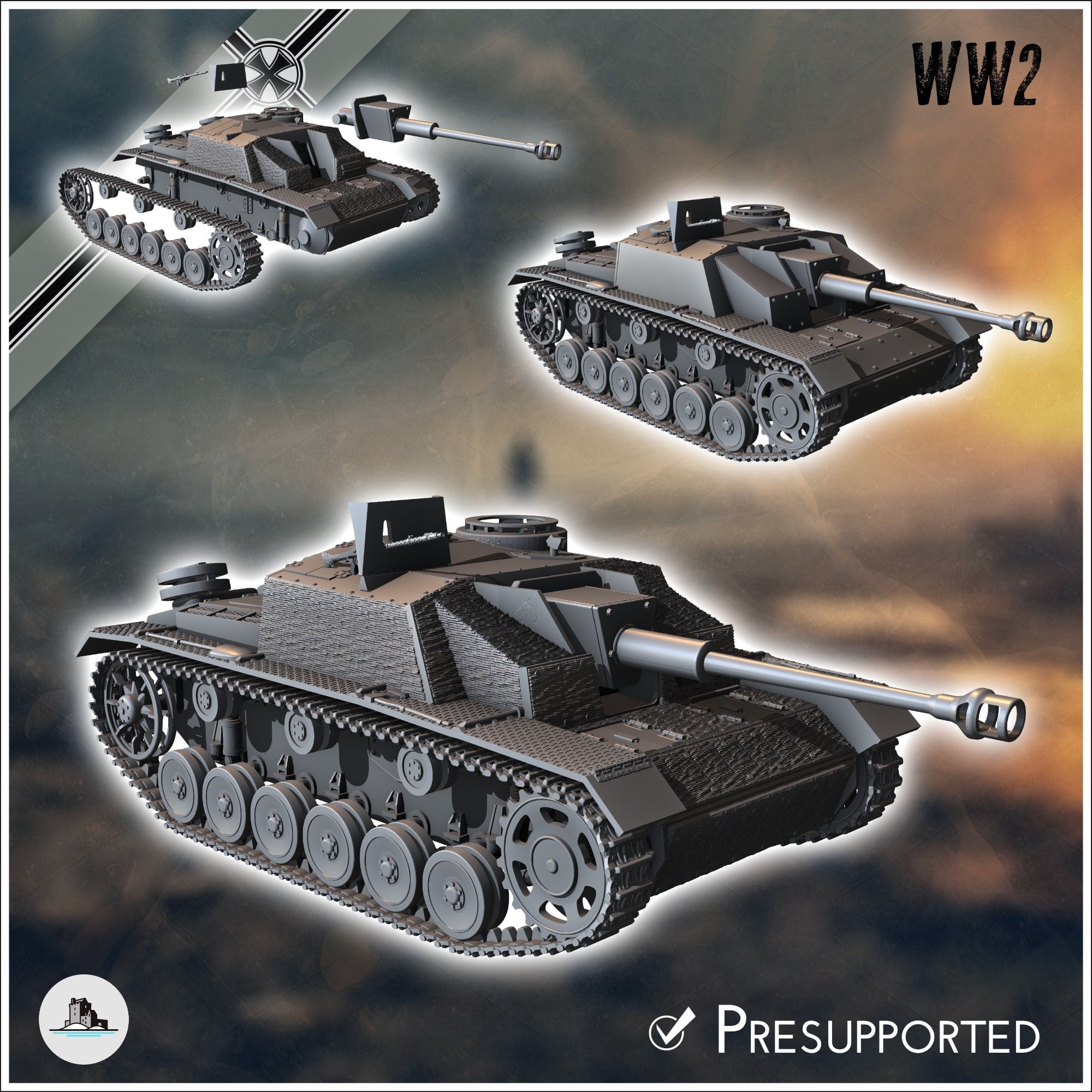 Sturmgeschutz Stug III Ausf. G 1943 Sturmi Mid Production