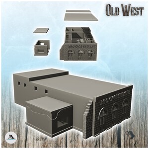 Bird Cage Theatre (Tombstone, Arizona) - STL Impression 3D Cowboy USA America ACW American Civil War History Historical