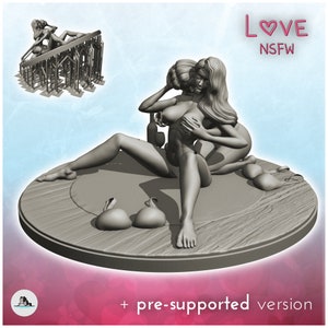 Duo de lesbiennes sexy - STL Impression 3D -18 NSFW