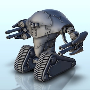 TR 700 soldier-robot 5 (+ supported version) | STL Impression Modèle 3D Zombie SciFi SF Future Apocalypse sla
