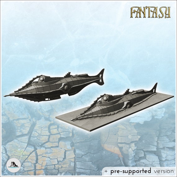 Nautilus Ship Set (twenty Thousand Leagues Under the Seas, Jules