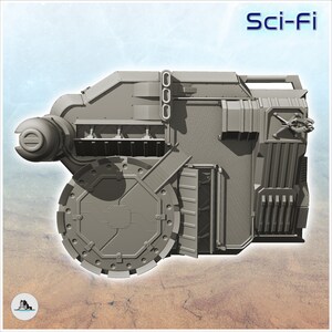 Reinforced command base with landing platform 7 Scenery BattleTech MechWarrior Scifi Science fiction SF 40k Grimdark image 6