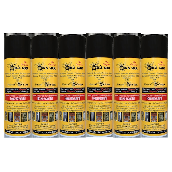 The Original Bee's Wax Old World Formula Furniture Polish - 6 Pack