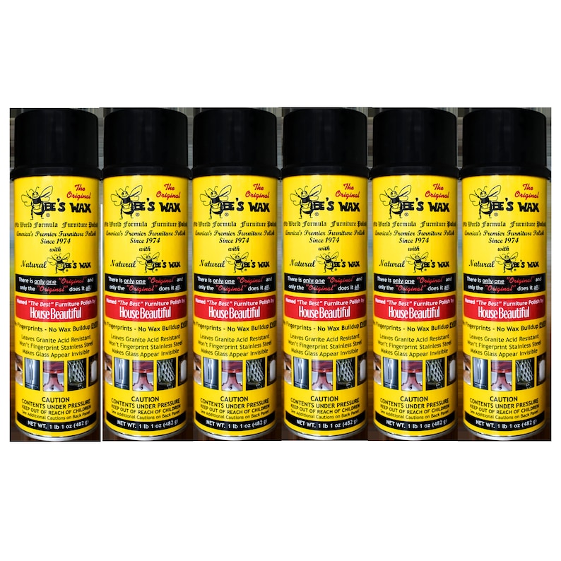 The Original Bee’s Wax Old World Formula Furniture Polish! This product is simply amazing!! Use it on wood, leather, marble, granite, wrought iron, stainless steel, glass and mirrors! It leaves no
