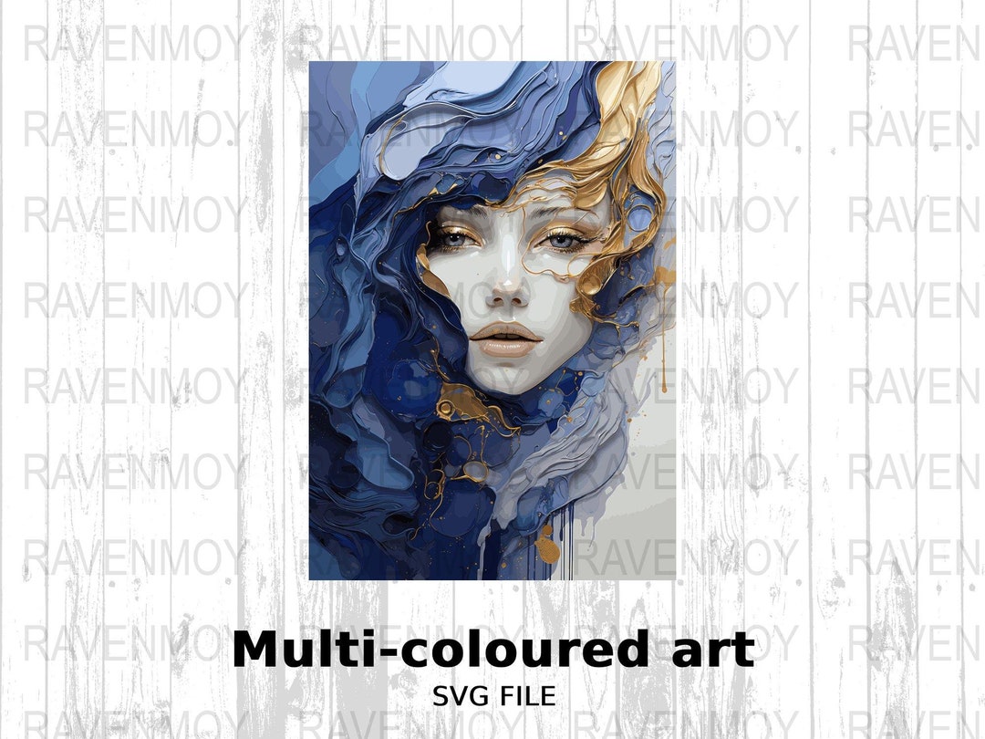 SVG Watercolor Designs for Contemporary Home Etsy