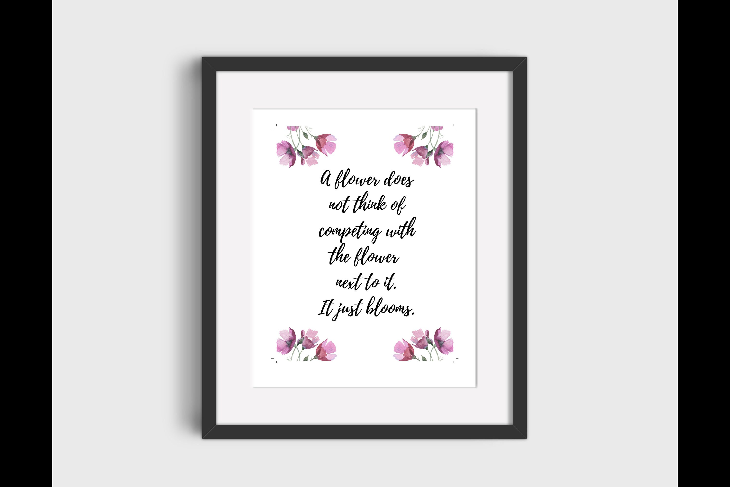 A Flower Does Not Think of Competing With the Flower Next to Etsy