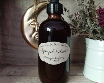 4 oz "Lymph & Liver Cleanse" Customizable Blend Tincture