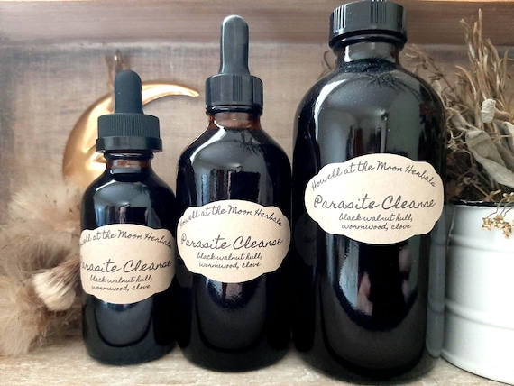 Parasite Cleanse Double-Extract Tincture, with Black Walnut Hull, Wormwood & Clove