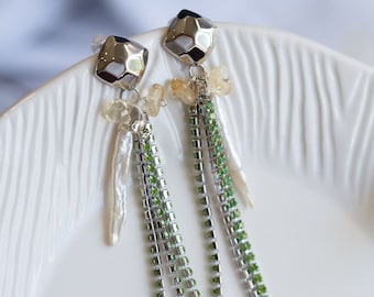 Bonnie Baroque Pearl Tassel Earrings