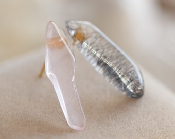 Ainhoa Natural Crystal Stud Earrings