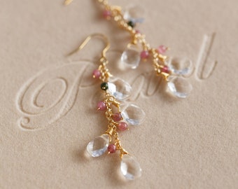 Artemis Crystal Cluster Earrings