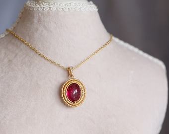 Hope Lab-Created Ruby Necklace