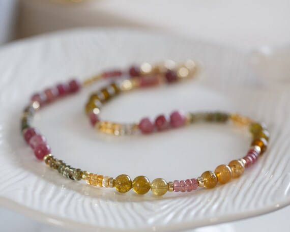 Vera Natural Tourmaline Choker Necklace