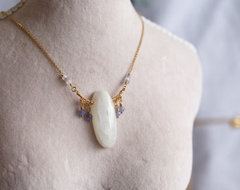 Leanna Moonstone Gemstone Necklace