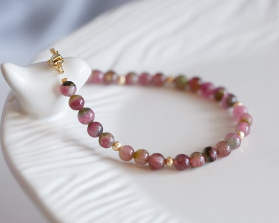 Journee Watermelon Tourmaline Bracelet