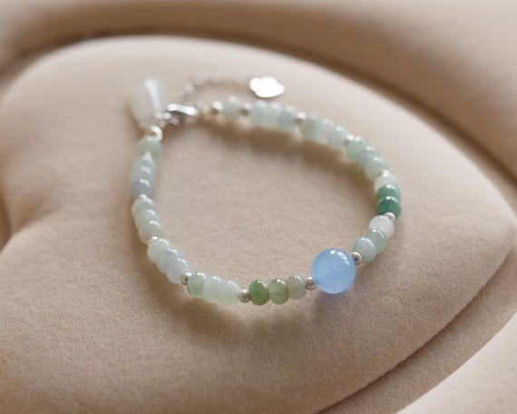 Fiora Burmese Type A Jadeite Bracelet - Multi color FeiCui Bracelet