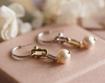 Cora Pearl Multi-Way Half Hoop Earrings