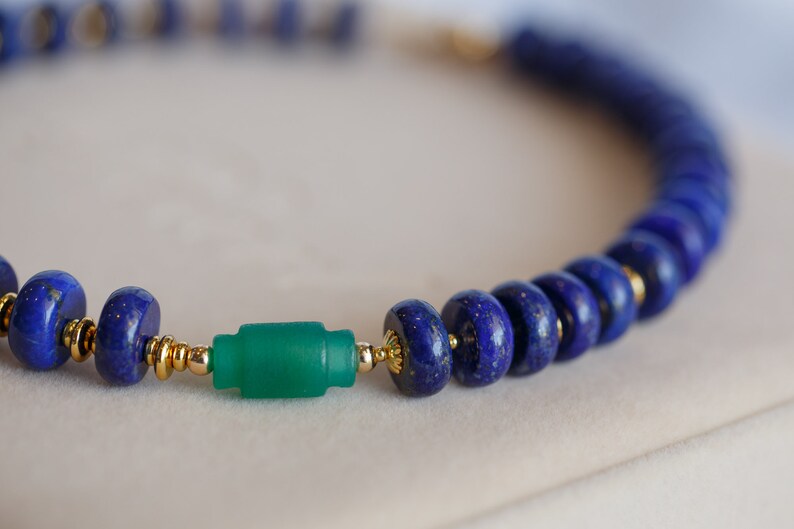 Coventina Lapis Lazuli Choker Necklace image 5