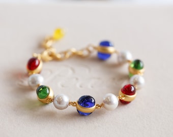 Cearo Edison Pearl Medieval Style Bracelet
