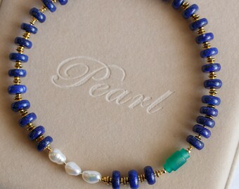 Coventina Lapis Lazuli Choker Necklace