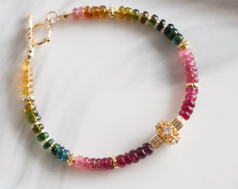 Lainey Rainbow Tourmaline Bracelet