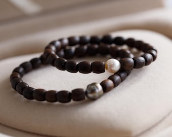 Thomasina Agarwood Couple Bracelet