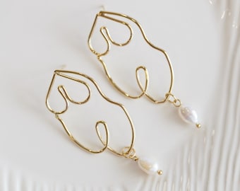 Kelly Freshwater Pearl Dangle Earrings