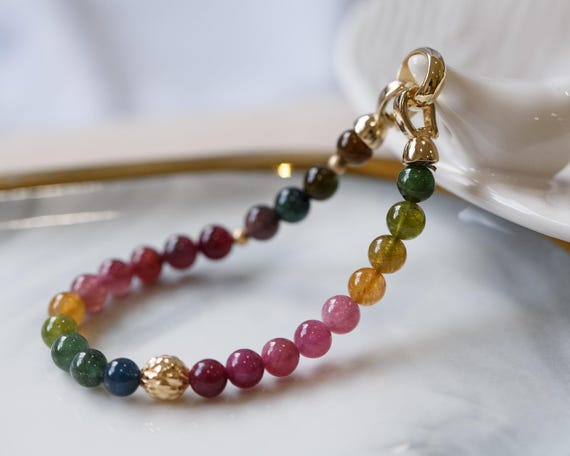 Eliana Rainbow Tourmaline Bracelet