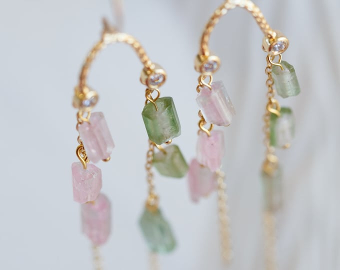 Featured listing image: Zuri Tourmaline Tassel Earrings