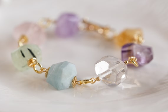 Hallie Colourful Gemstone Bracelet
