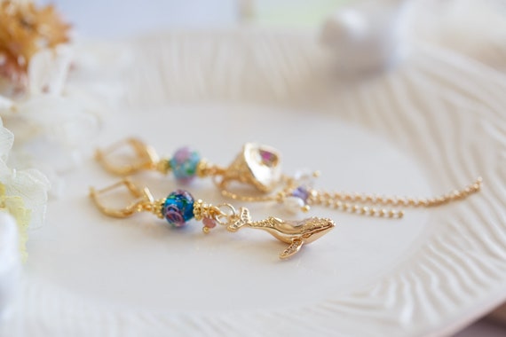 Sydney Sea World Asymmetry Earrings