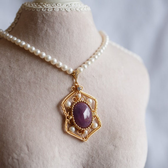 Aida Ruby Statement Necklace