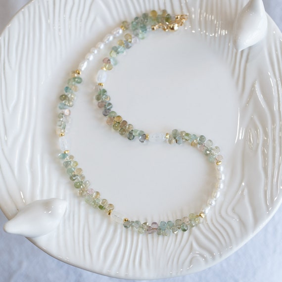 Isabella Pastel Tourmaline Choker Necklace