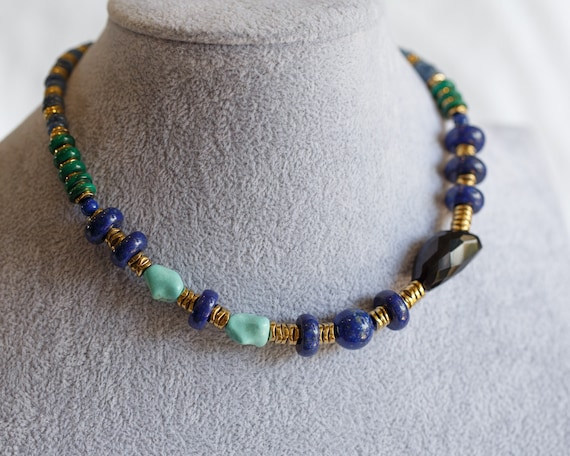 Capri Lapis Lazuli Choker Necklace