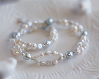 Leilany Overtones Ocean Pearl Necklace