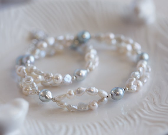 Leilany Overtones Ocean Pearl Necklace