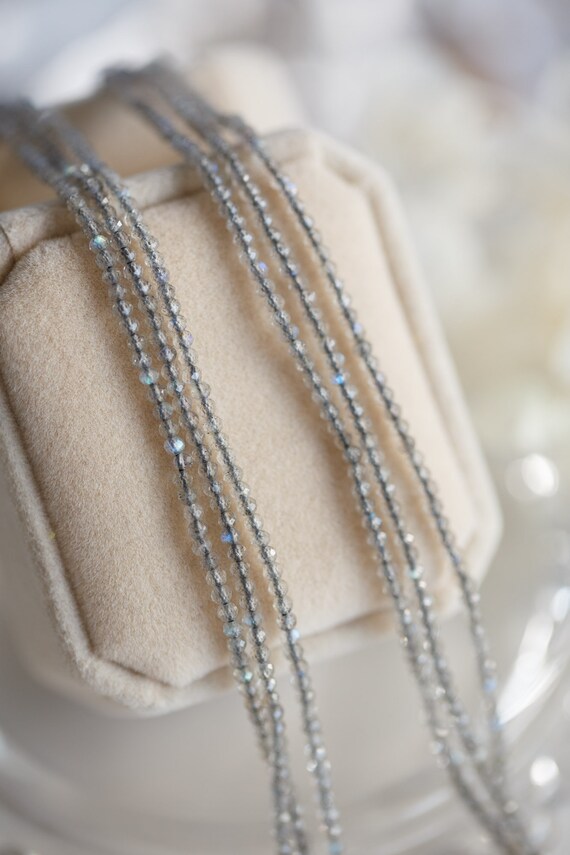 Winter Labradorite Multi-Strand Stackable Necklace