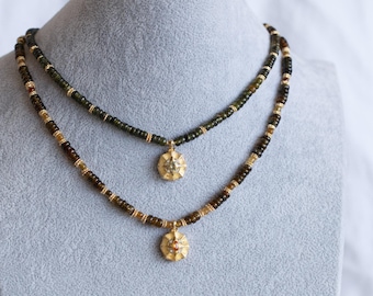 Raphaelle Tourmaline Locket Necklace