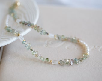 Isabella Pastel Tourmaline Choker Necklace