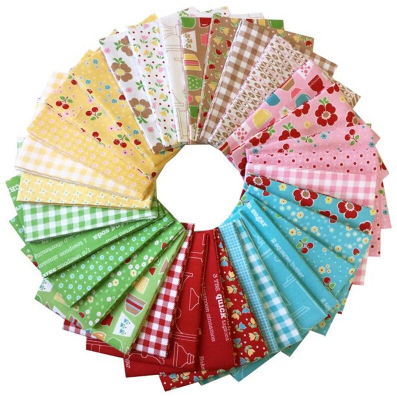 Bake Sale 2 Nutmeg Main Bowls Yardage Lori Holt for Riley Etsy