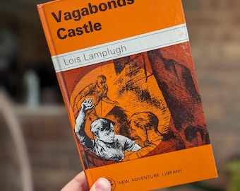 Handmade Journal: "Vagabonds Castle" Vintage Book Cover, Blank Paper